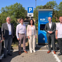 Vor Ort bei Aldi-Süd in Troisdorf 